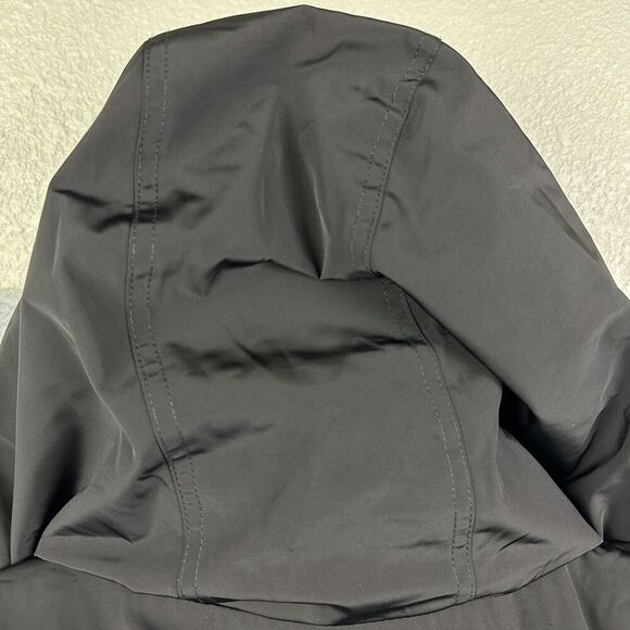 Madewell Jacket Womens XL Black Hooded Quilted Puffer Parka Coat Full Zip Winter - Picture 2 of 16